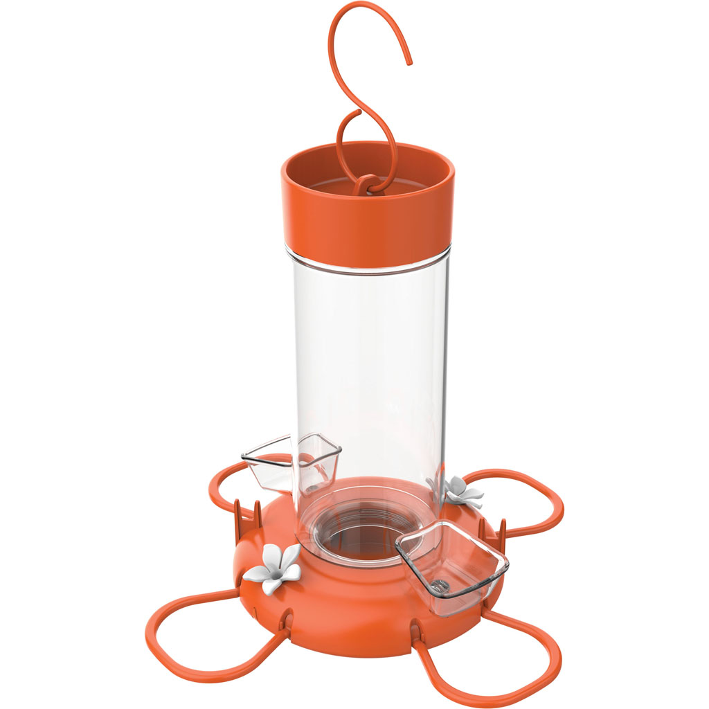 OFG2 Orange Blossom Glass Oriole Feeder - Orange - 30 oz