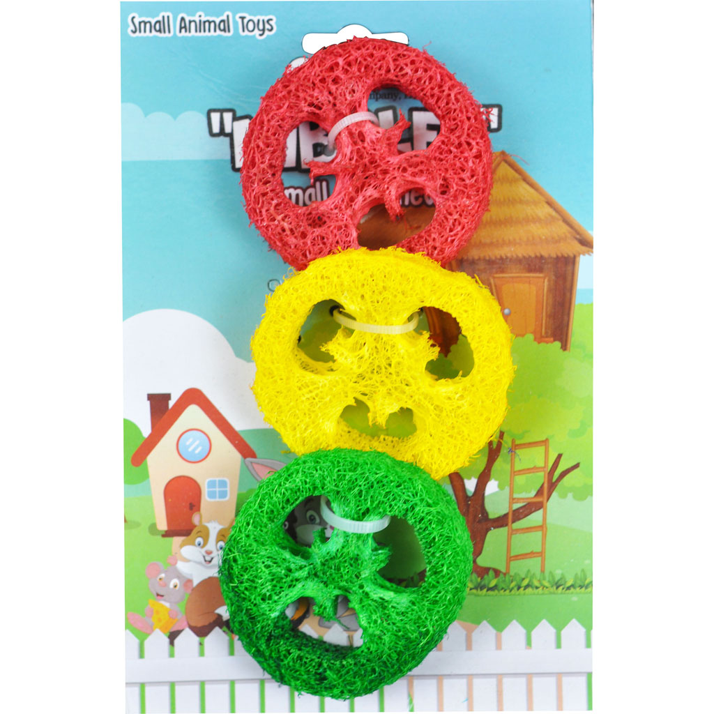 NB026 Loofah Slices Chews - Pack of 3