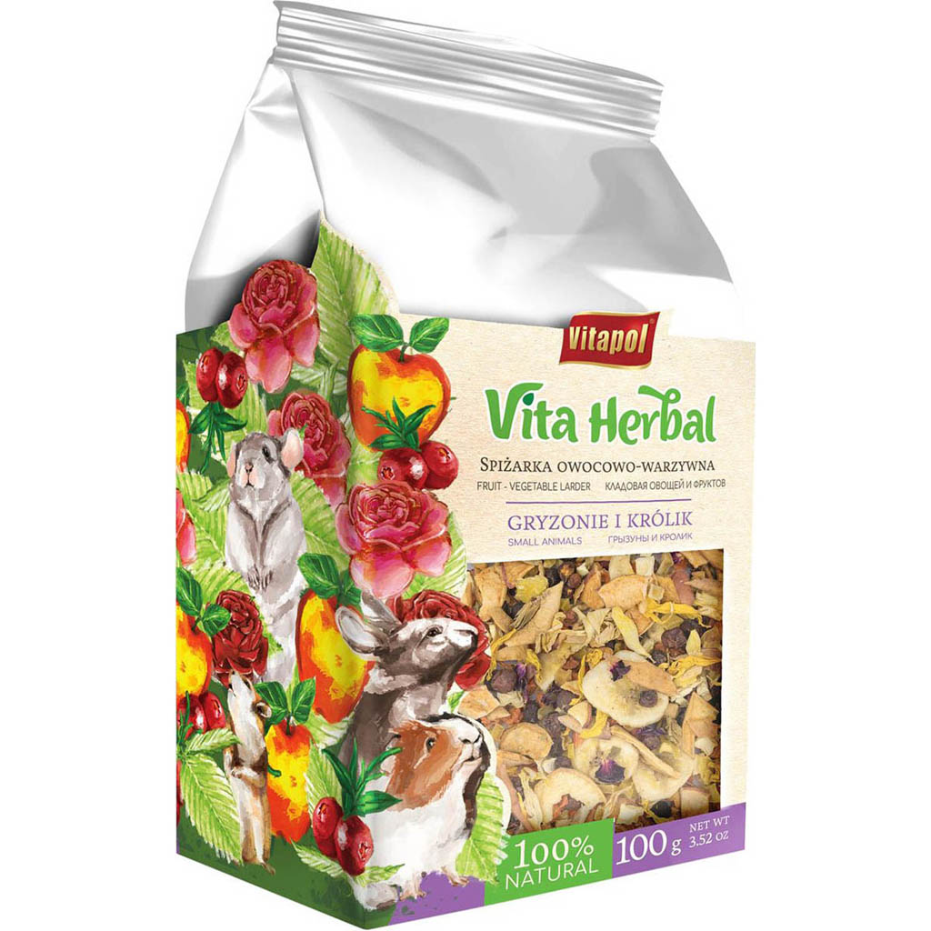 ZVP-4122 Vita Herbal Fruit & Vegetable Mix - Natural - 100 gm