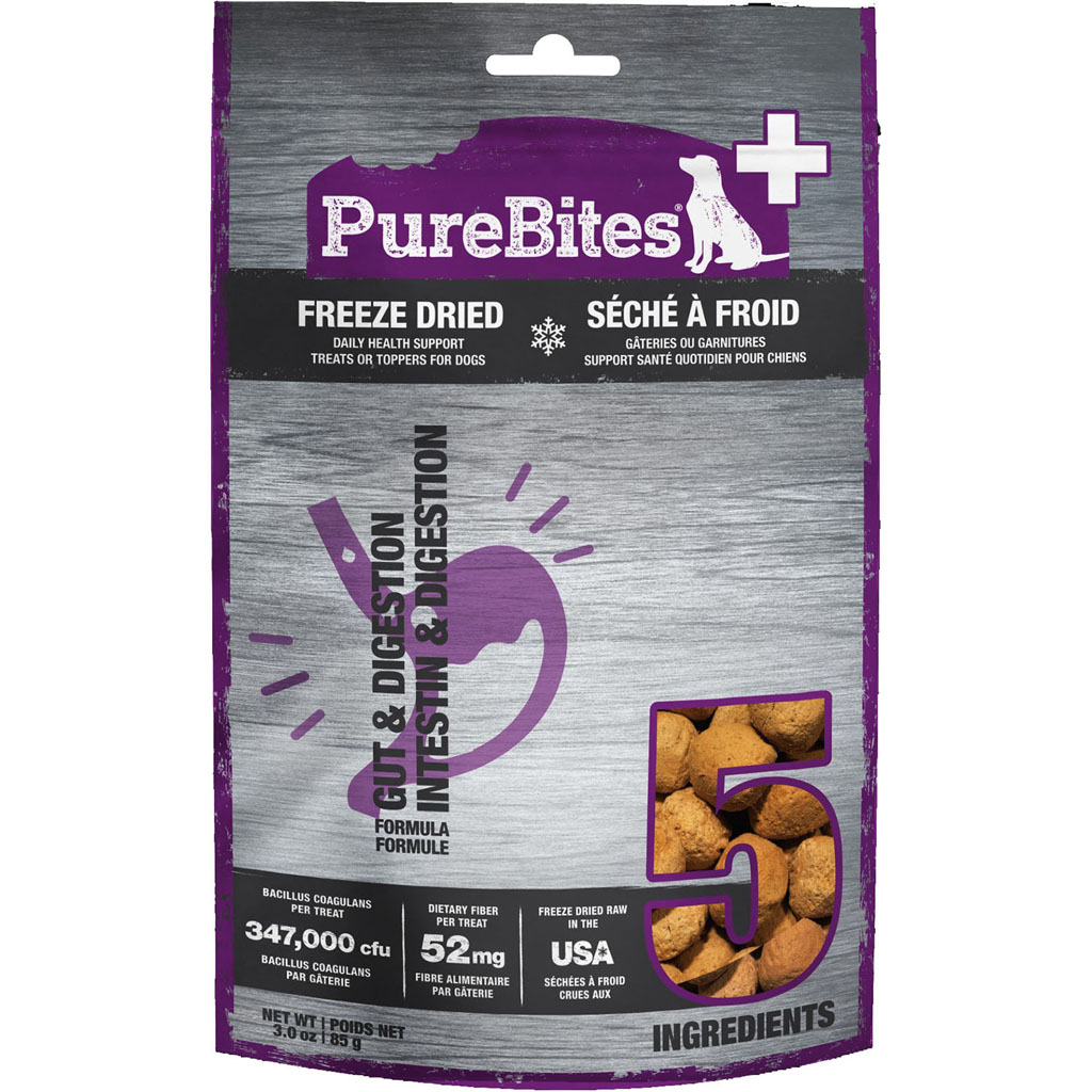 1PB85DH11 Plus Freeze Dried Dog Gut & Digestion - Chicken & Pumpkin - 3 oz
