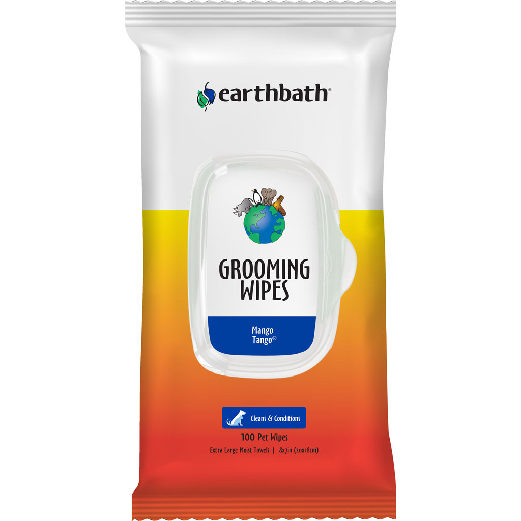 Picture of Earthbath PM7WS Grooming Wipes - Mango - Pack of 100