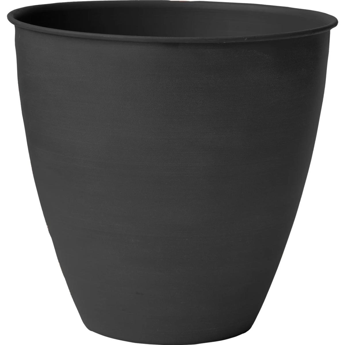ARMP0600 6 in. Arbor Metal Planter, Black