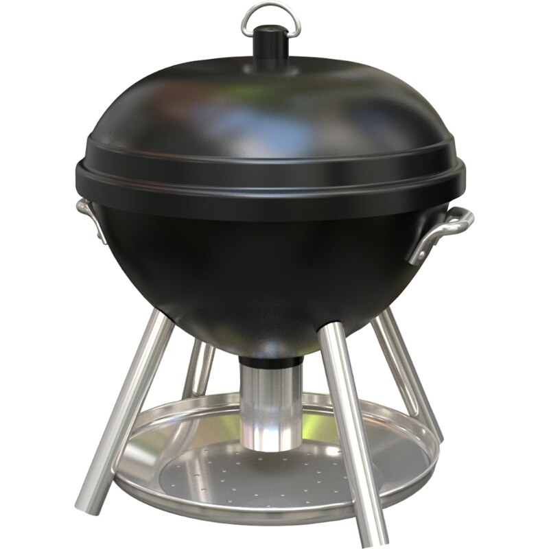 Kettle Grill Smoker Bird Feeder - Black - 2 lbs - Durable Design