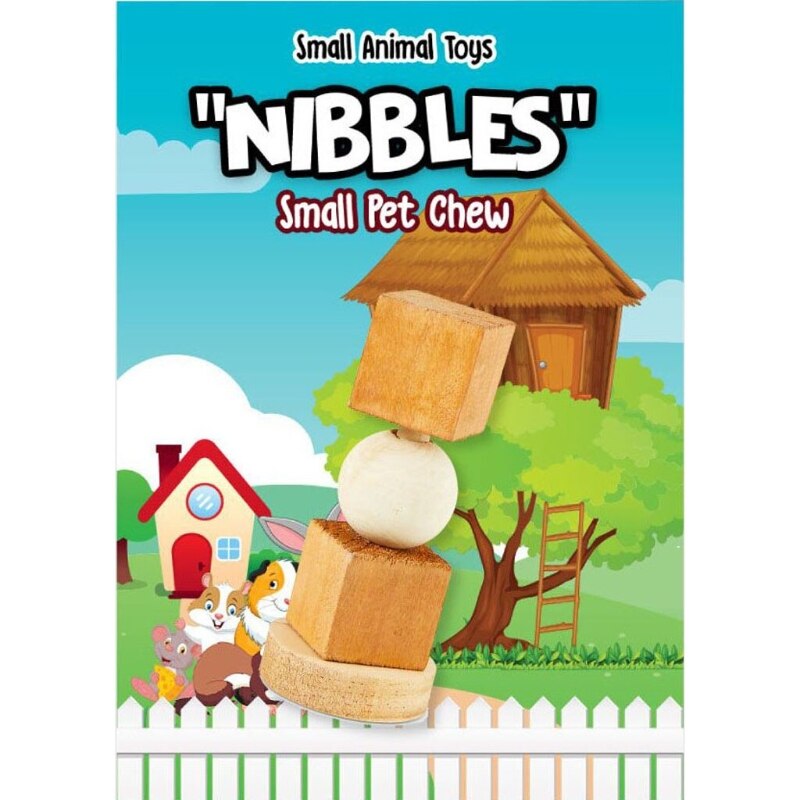 NB03938 Wooden Chew Tower Toy