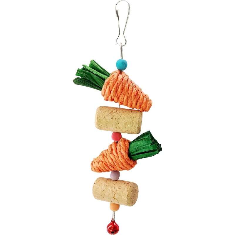NB157 Carrot & Cork Jingle Toy