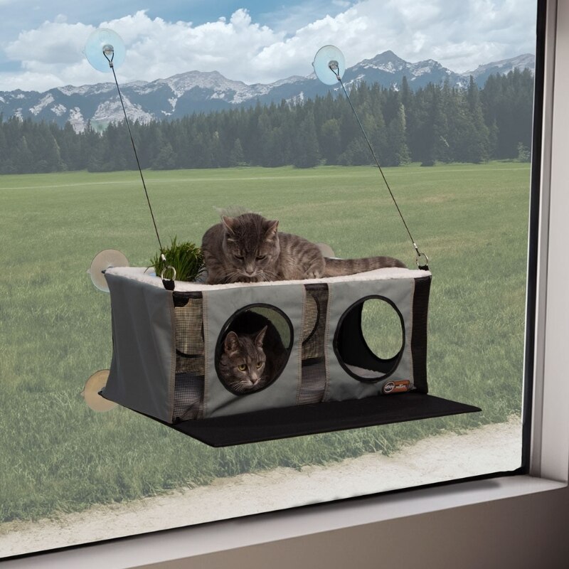 Picture of K&H 100551315 K&H Ez Mount Penthouse with Grow Station - One Size