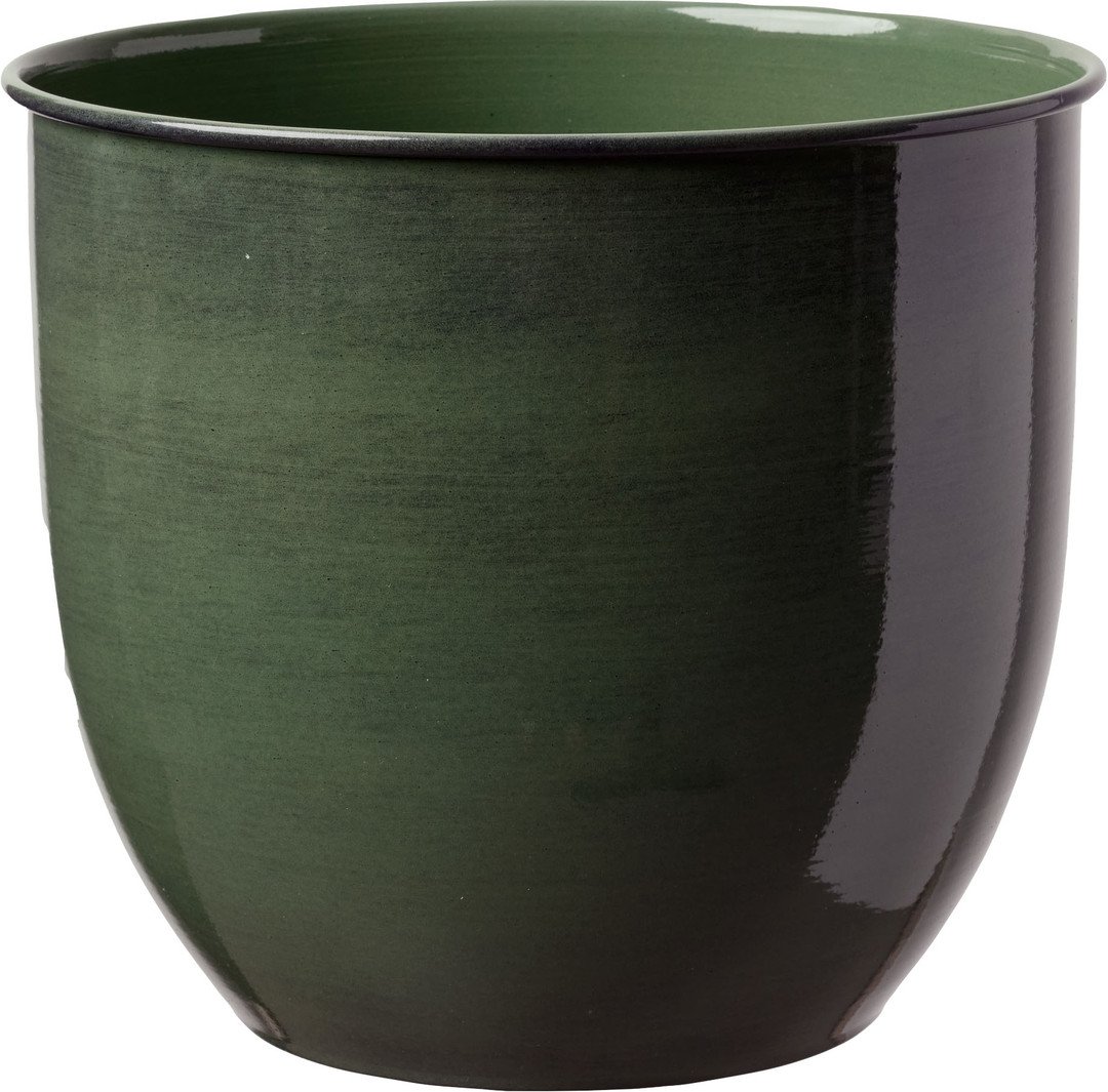 CYMP0841 8 in. Canyon Metal Planter, Basil