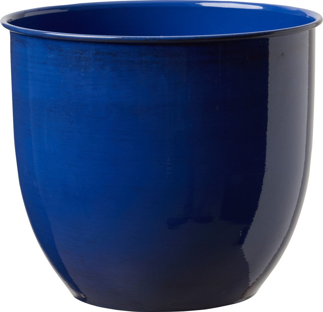 CYMP0870 8 in. Canyon Metal Planter, Navy