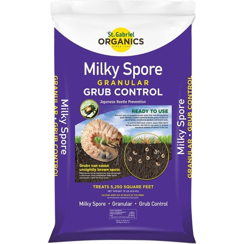 80015-P48 St. Gabriel Milky Spore Grub Control Granular - 15 lbs
