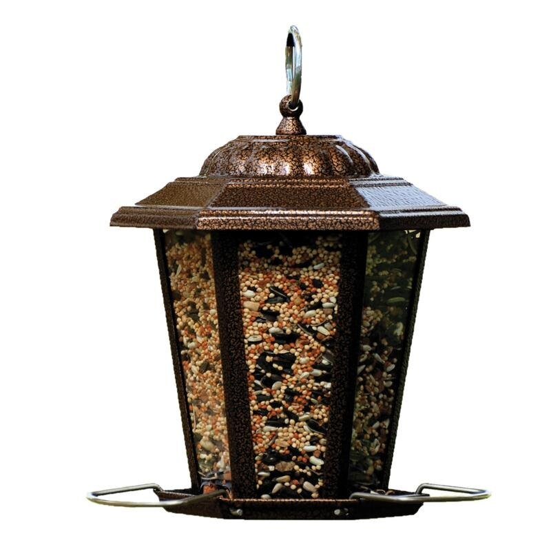 Picture of Audubon 23833-NA11193 Carriage Lantern Wild Bird Feeder - Copper - 1.5 lbs