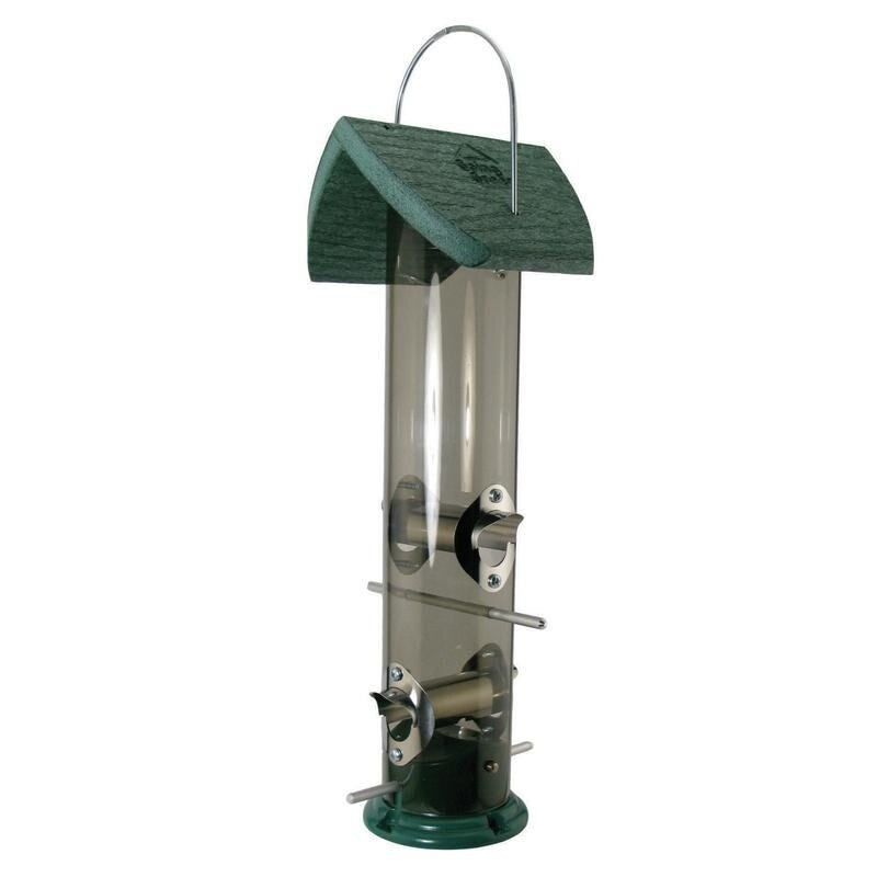 Picture of Audubon 24045-NAGGTUBE4 Going Green Mixed Seed Tube Feeder - Green - 2 lbs