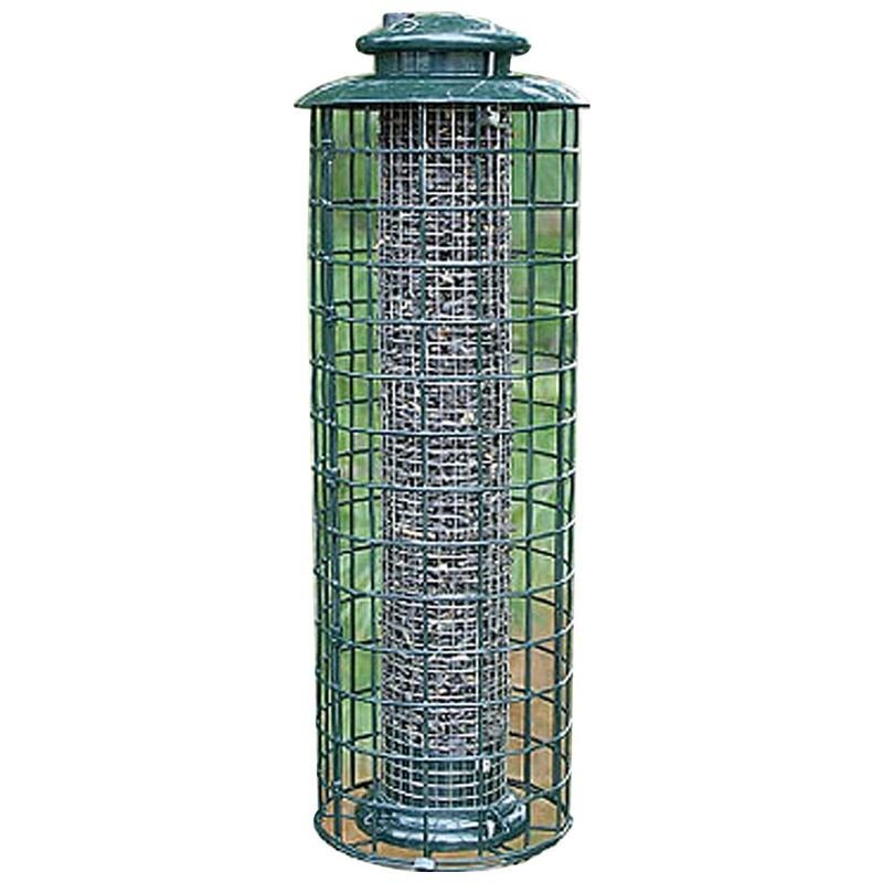 Picture of Audubon 23864-NACAGE Squirrel-Resistant Caged Screen Feeder - Green - 1.25 lbs