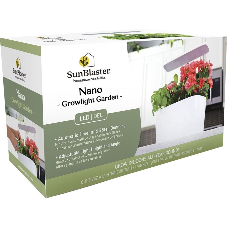 SL1048199 Nano Grow Light Garden with LED Grow Light & Timer