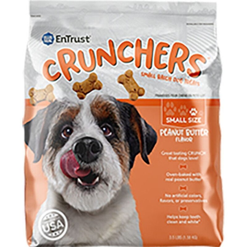 Picture of Blue Seal 8067 Blue Seal Entrust Crunchers Small Batch Dog Treats - Peanut Butter - Small - 3.5 lbs