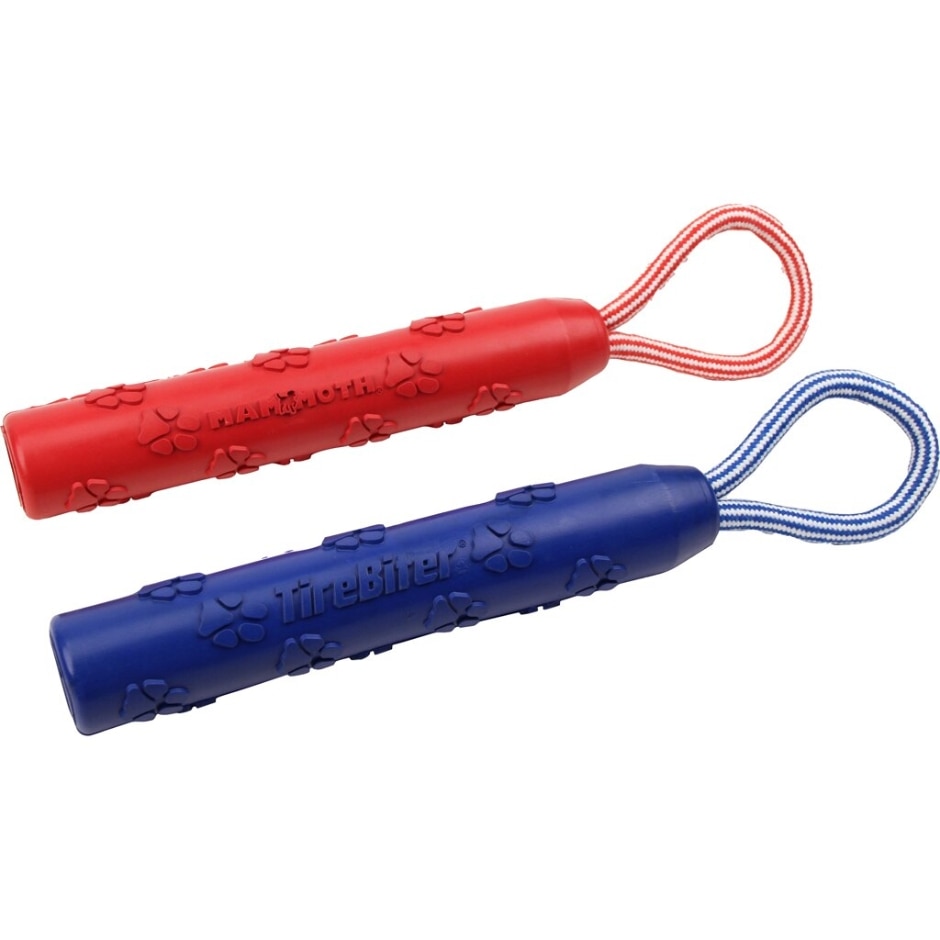 36041F 11 in. Tirebiter Advanced Retriever & Handle Dog Toy, Assorted Color