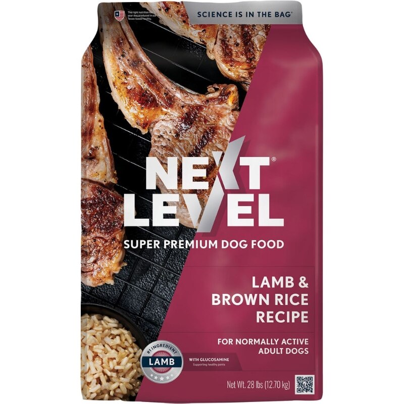 Next Level 119LM28 Next Level Normally Active Dog Food - Lamb & Brown Rice - 28 lbs