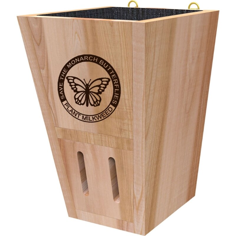 28566 Monarch Butterfly Shelter & Wood Planter - 20 x 18 x 15 in.