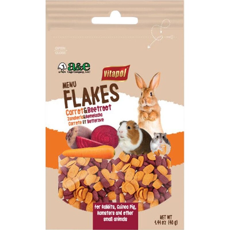 Picture of Vitapol ZVP-1014 Vegetable Flakes for Small Animals - Vegetable - 1.41 oz