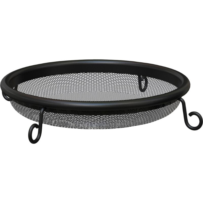Picture of Age 25492   Age Seed & Fruit Platform Feeder - Black - 2 lbs