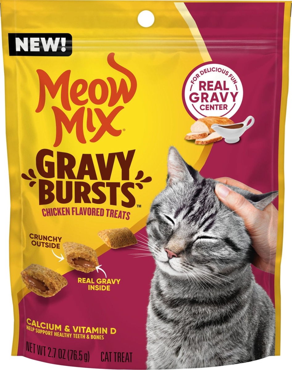 2927490936 Gravy Bursts Cat Treats, Chicken - 2.7 oz