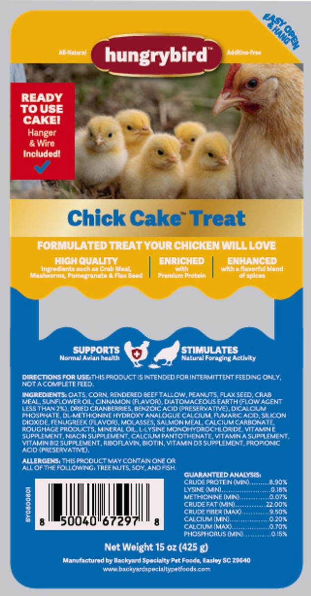 BY0800801 Chick Cake Chicken Treat - 15 oz