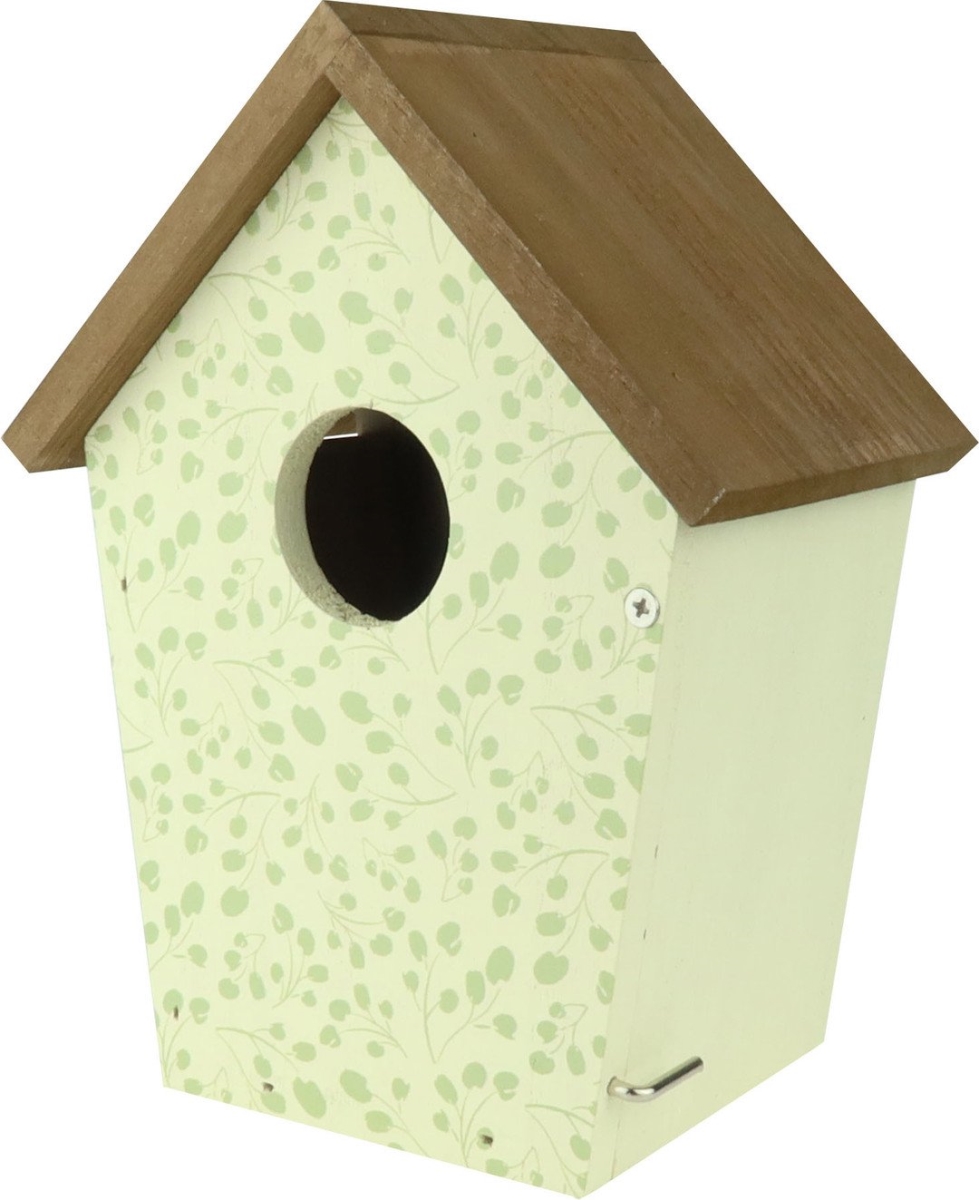 WWDBBH2-NRP3-IP Decorative Bluebird House - Spring Ivy, White