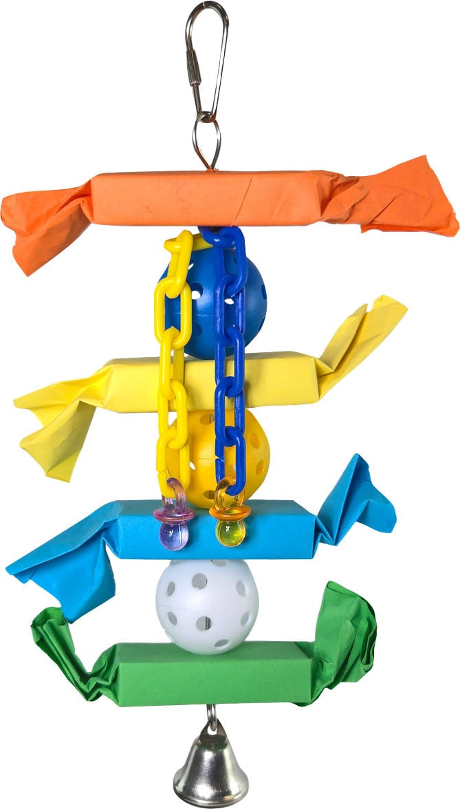 HB01554 Happy Beaks Chewy Chomp Bird Toy
