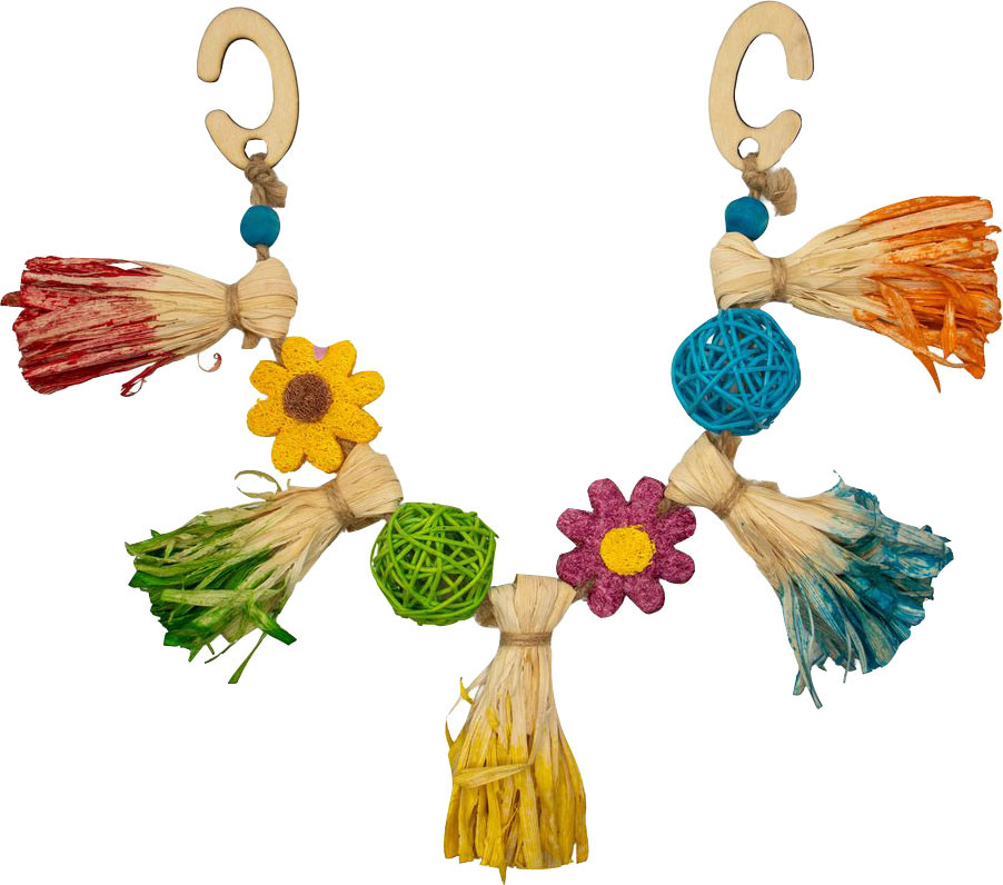 NB167 Nibbles Boho Bloom Garland Small Animal Toy