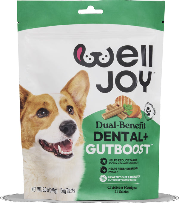 WDTD24 8.5 oz Dental & Gut Boost Dog Treat