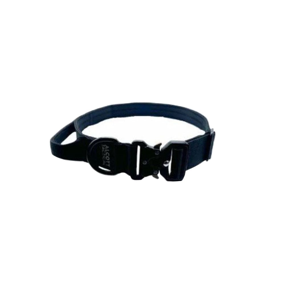 CLR MD TCT BK Tactical Dog Collar, Black - Medium