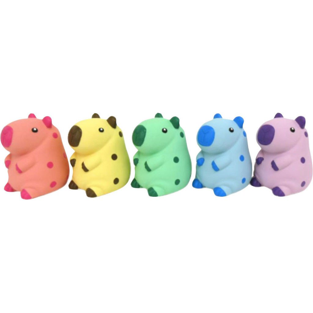 44304 Mini Capybara Latex Dog Toy, Assorted Color - Small