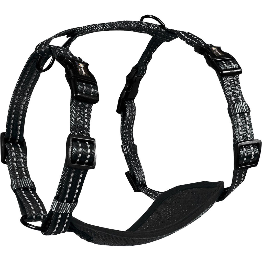 HNS ES MD BK Adventure Harness, Black - Medium