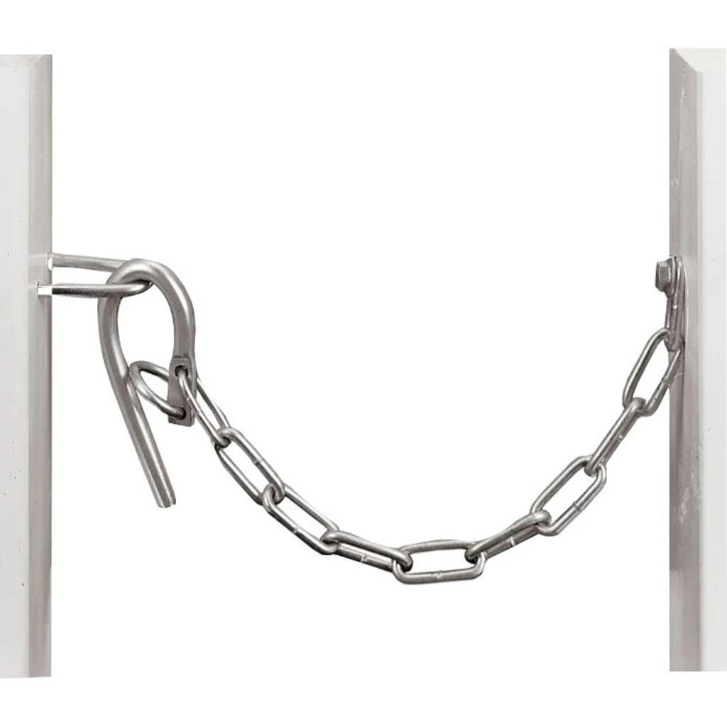 Henssgen Hardware 1525T 10 mm Stall Gate Latch Chain & Hook - Steel