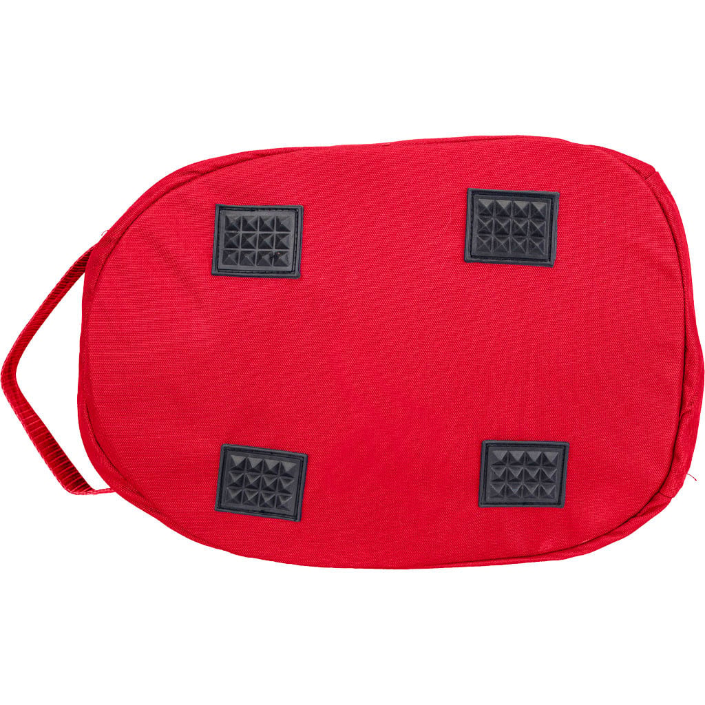 4-490842 Horse Nylon Helmet Case, Red