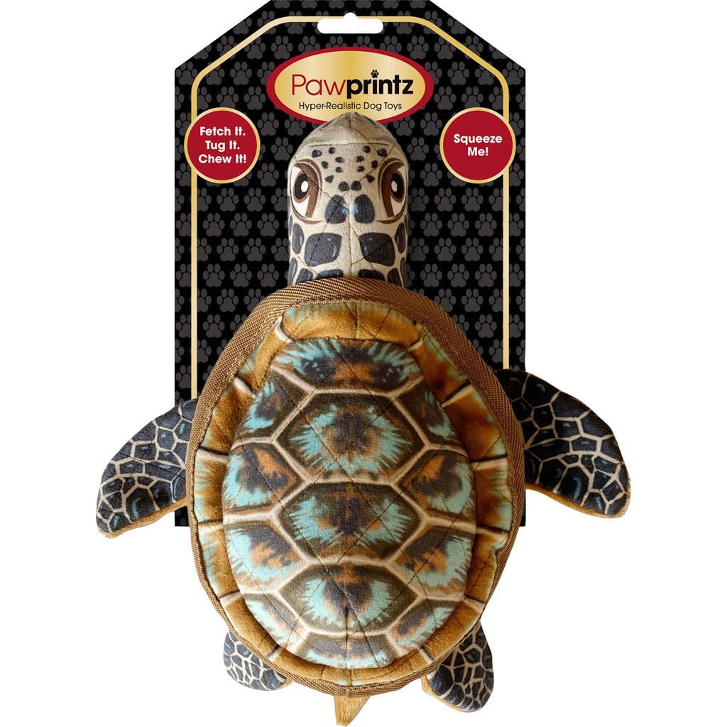 1266 Sea Turtle Plush Dog Toy