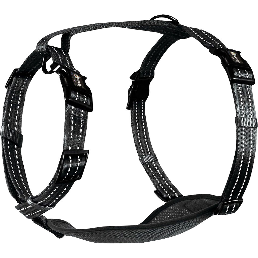 HNS ES LG BK Adventure Harness, Black - Large