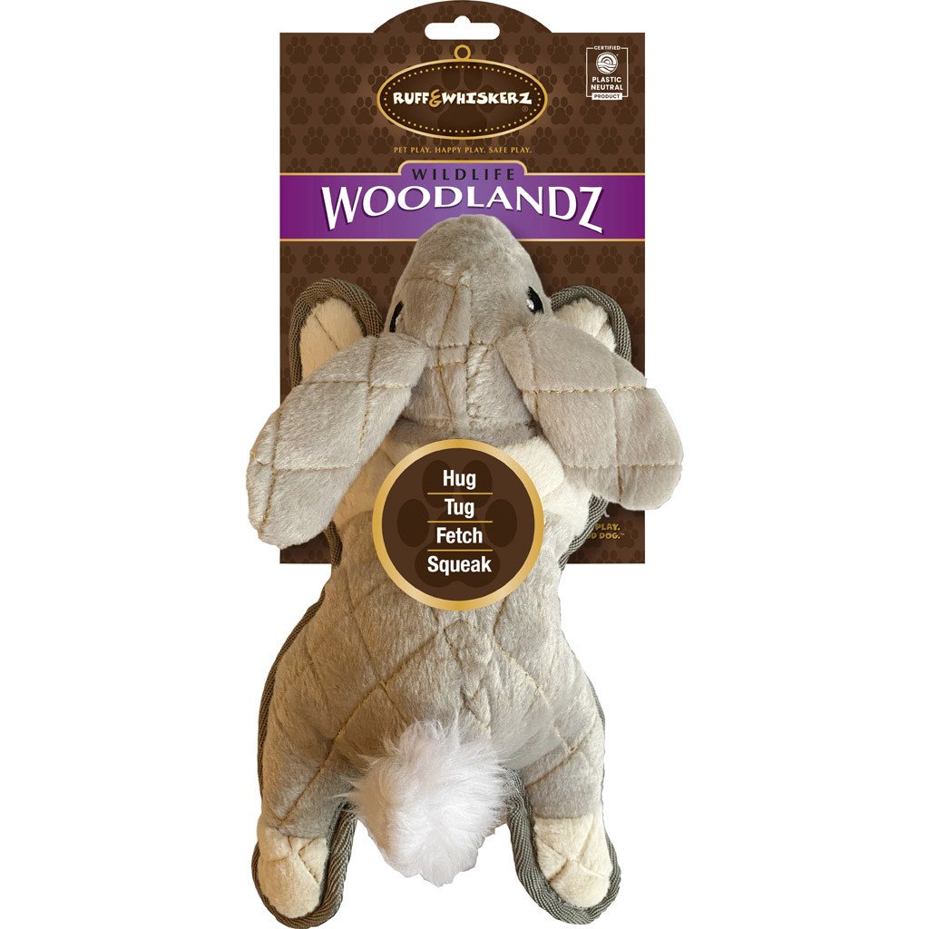 1218 Rabbit & Squirrel Dog Toy, Assorted Color