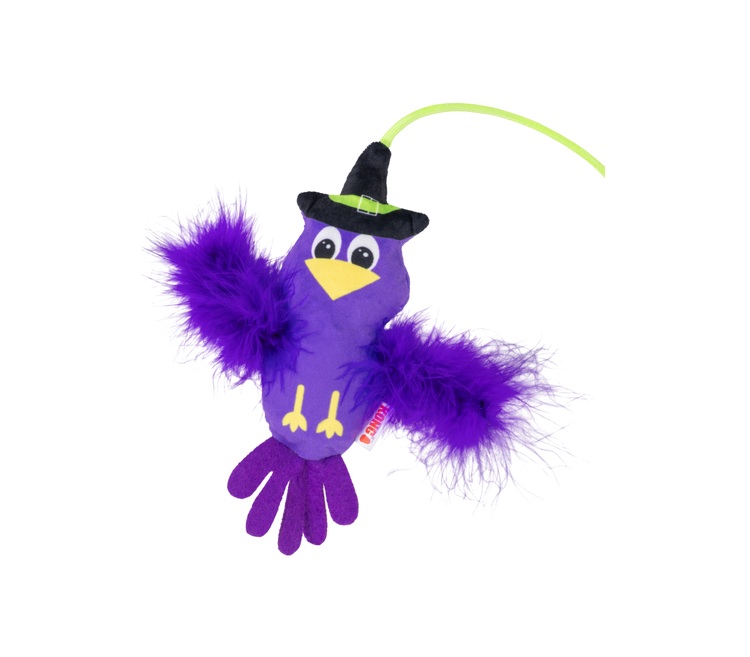 HW26C114 Halloween Teaser Crow Interactive Cat Toy - One Size