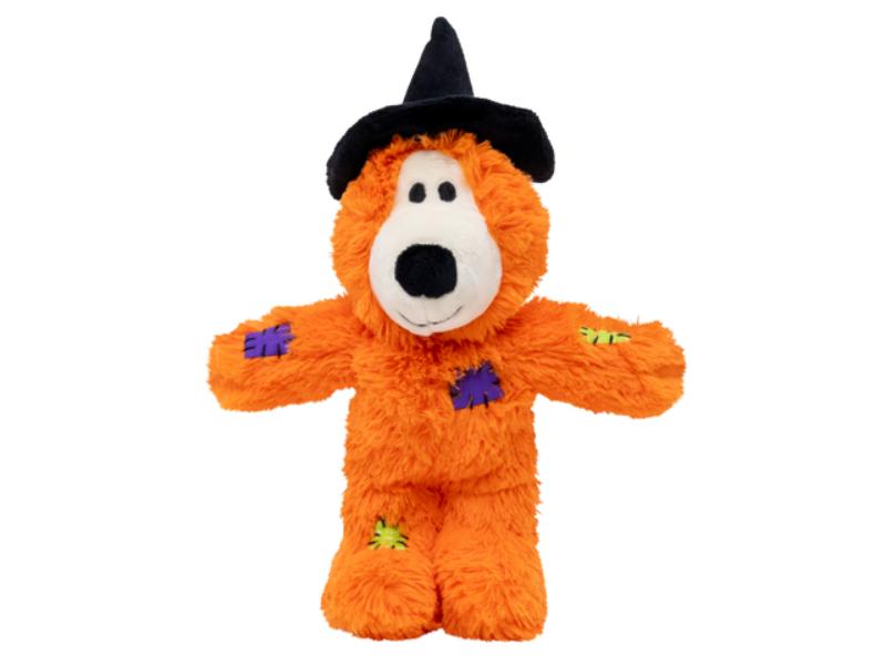 HW26D116 Halloween Wild Knots Witch Bear Dog Toy - Medium & Large