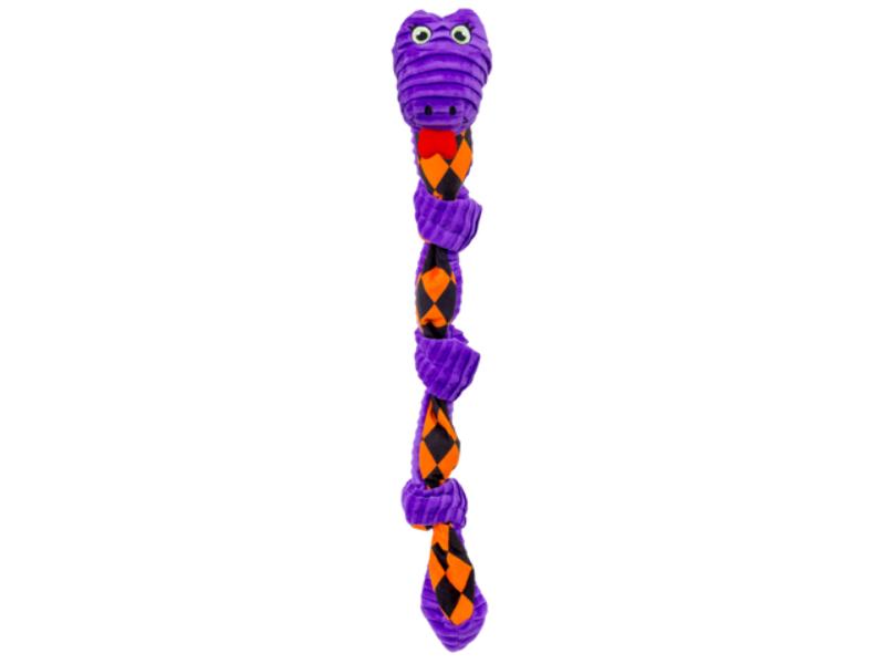 HW26D126 Halloween Knots Snake Dog Toy - Medium & Large