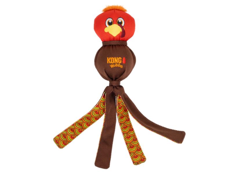 TH26D111 Fall Wubba Turkey Dog Toy, Red - Large