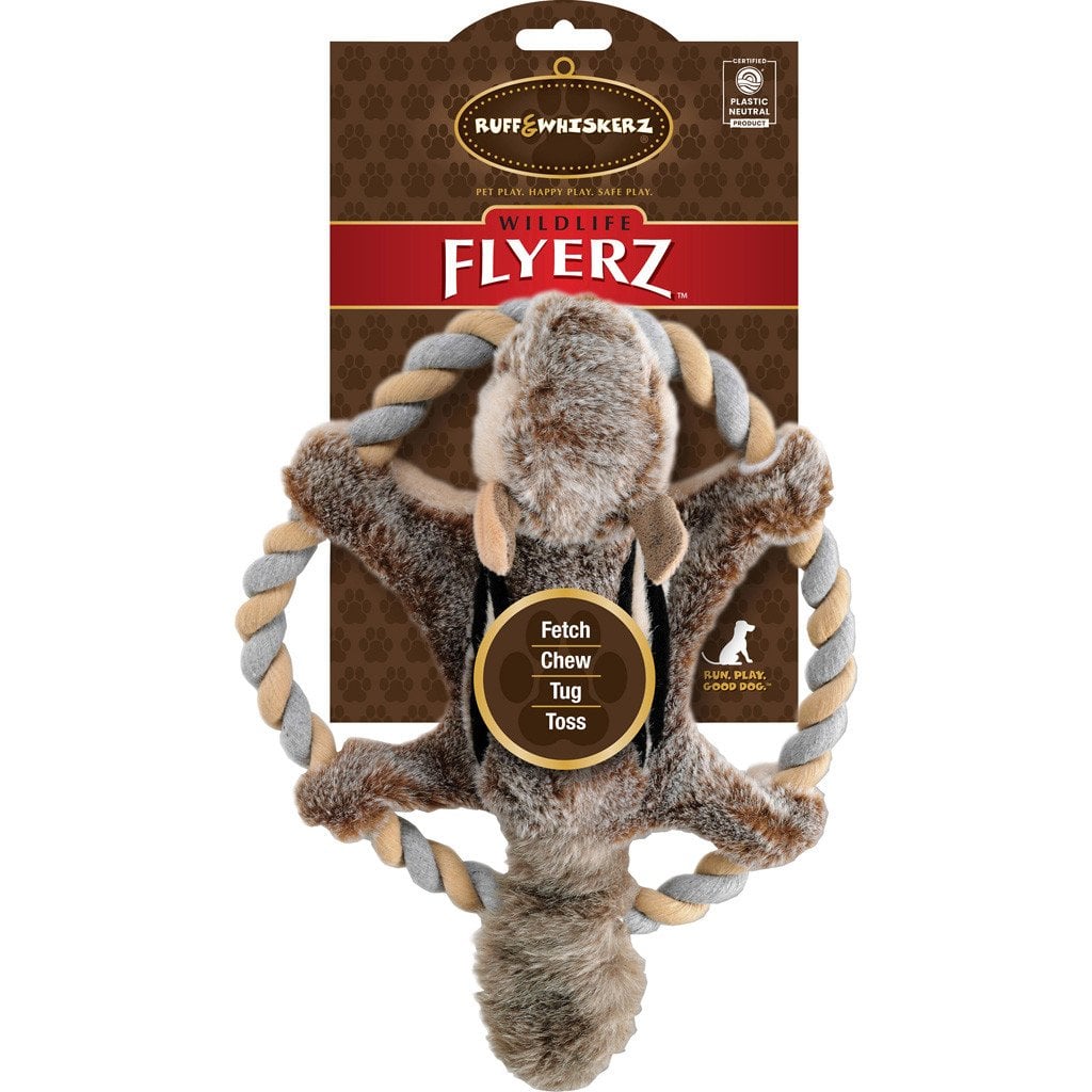 1200 Flyerz Chipmunk Dog Toy
