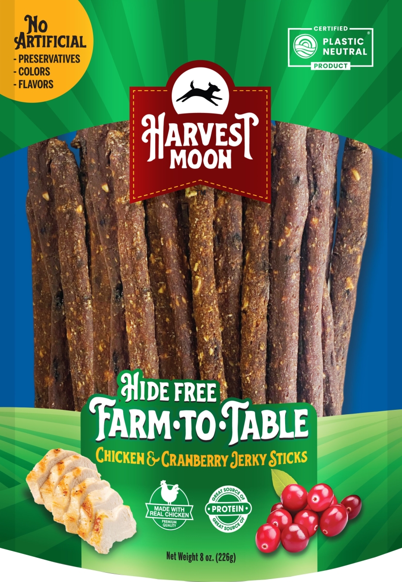 12530 Jerky Strips Dog Treats, Chicken & Cranberry