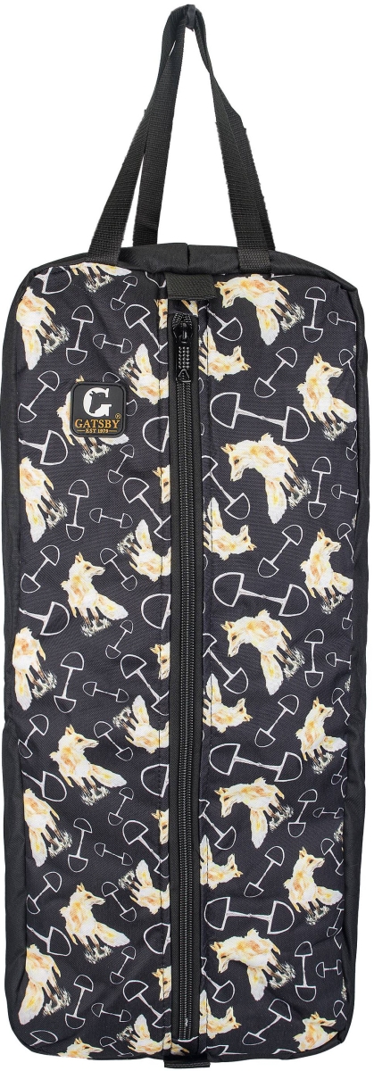 4-490815 Nylon Padded Bridle Halter Bag, Spring Fox