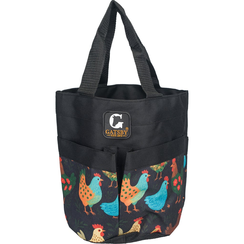 4-500645 Nylon Stable Tote with Mesh Bottom, Chickens