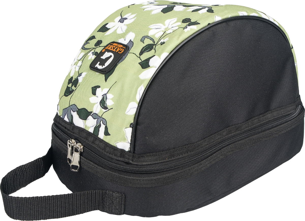 4-500646 Nylon Helmet Case, Mint Flower