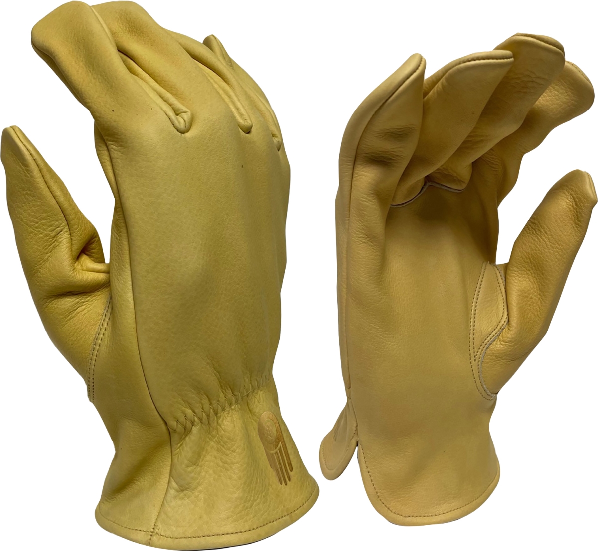 C2541L Aqua-Hyde Mens Cowhide Driver Work Gloves - Large