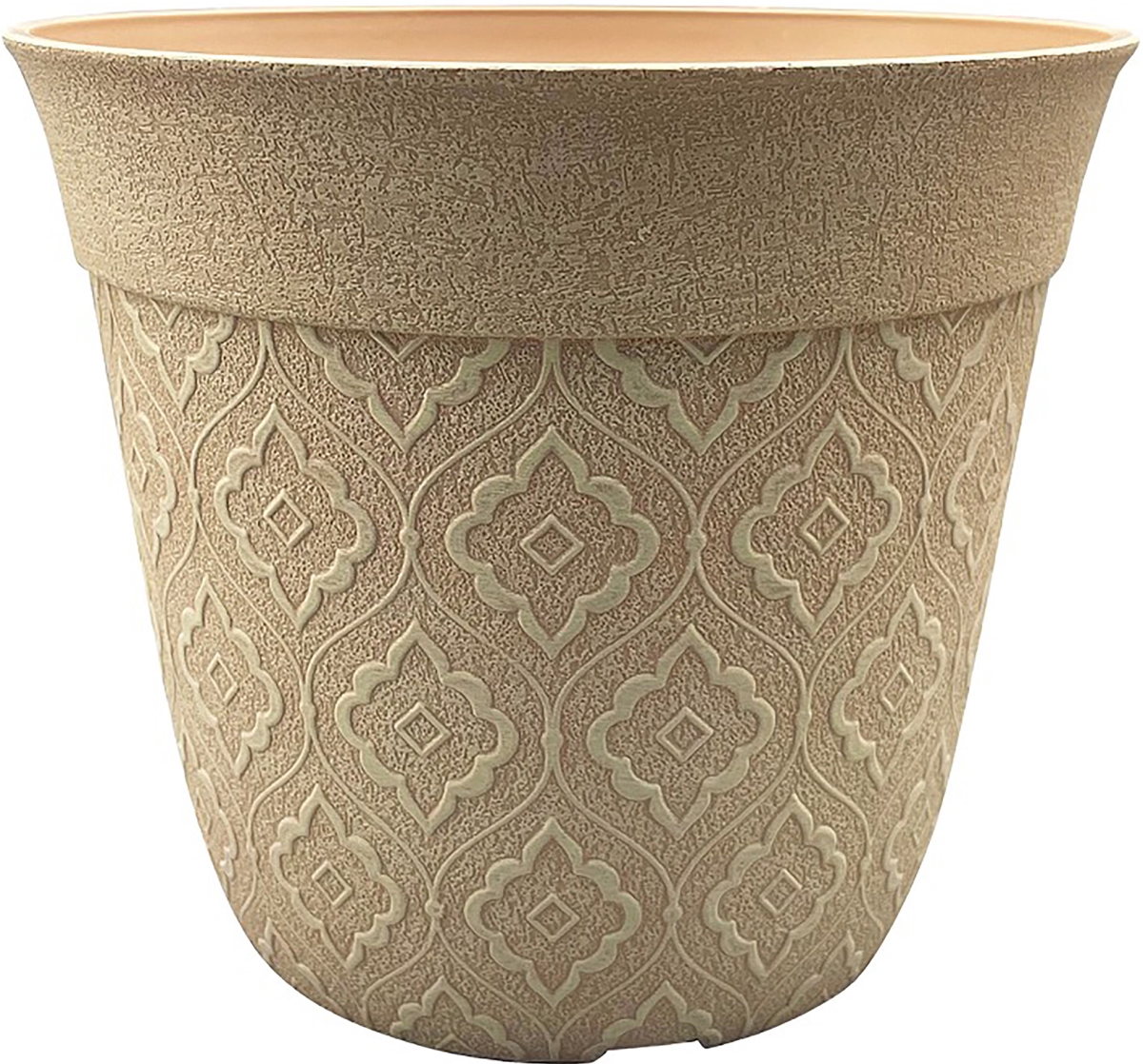 10000-05858 8 in. HDR Brighton Planter, Beige