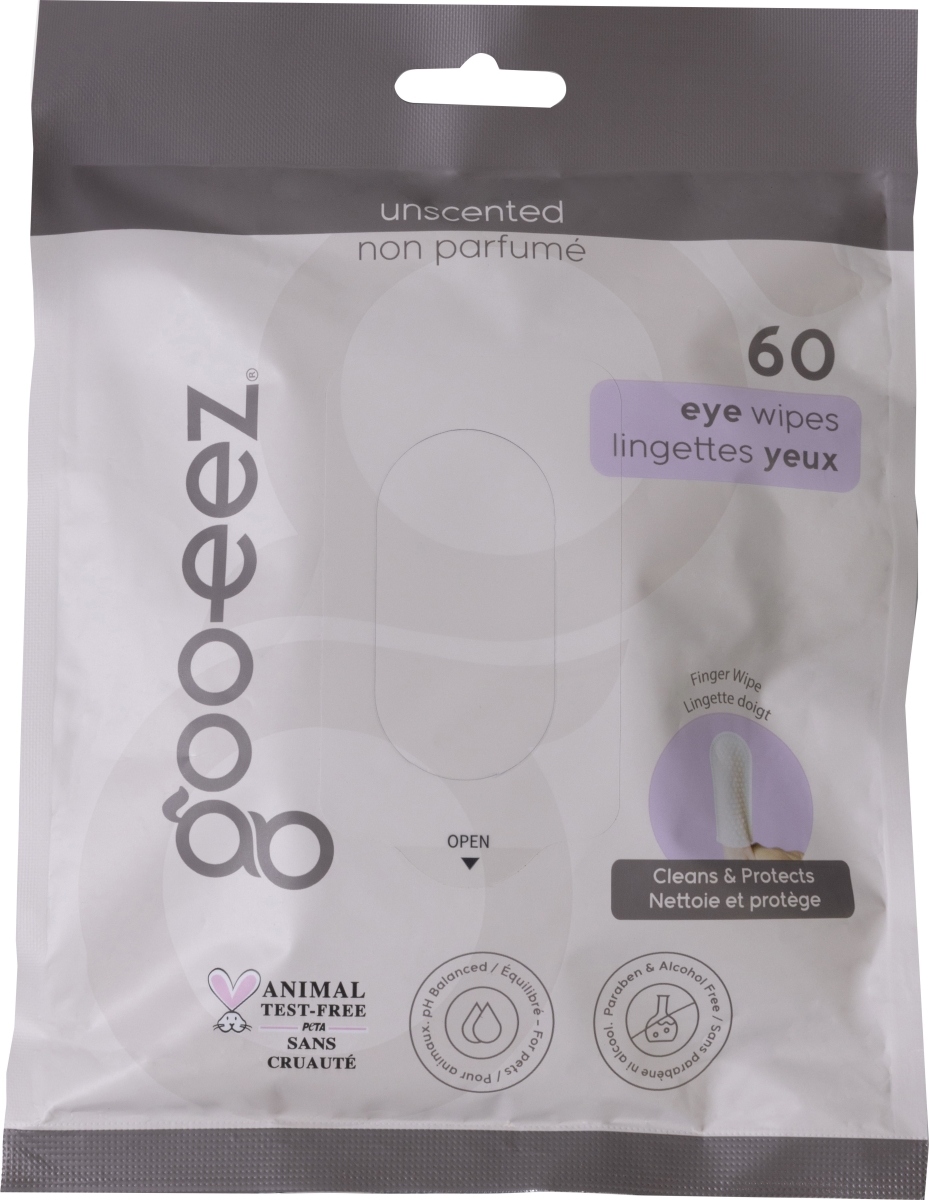 GZ1160 USC01OS Eye Cleaning Finger Wipes - 60 Count