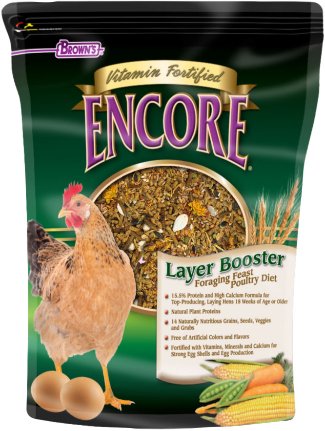 53999 20 lbs Encore Layer Booster Foraging Poultry Diet Feed
